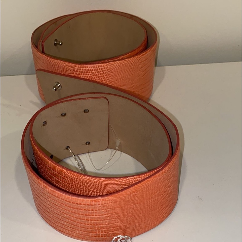 Max Mara Mino Belt in Orange - Picture 2 of 10